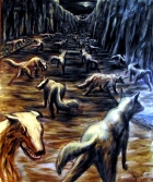 DOGS RUN WILD LIKE WOLVES THROUGH THE CANYONS OF MY MIND 1