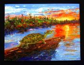 turtle-sunset