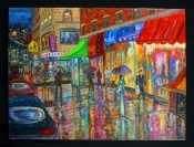 Upper West Side In the Rain