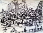 CENTRAL PARK WITH CARRIAGE