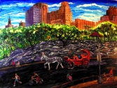 CENTRAL PARK WITH HORSE CARRIAGE 1SM