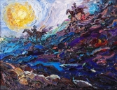 RIDING INTO THE BLUE B